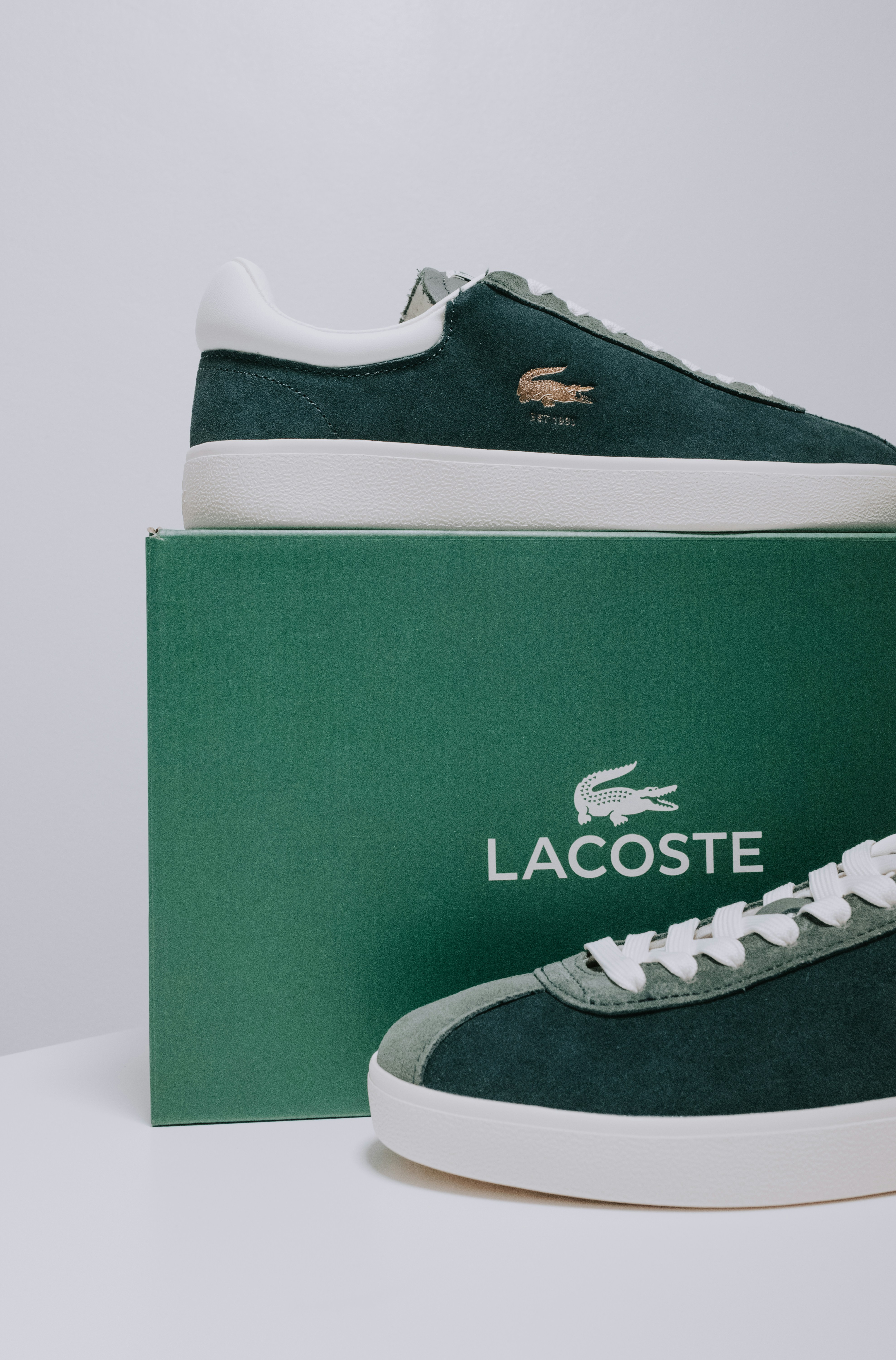 lacoste shoes green